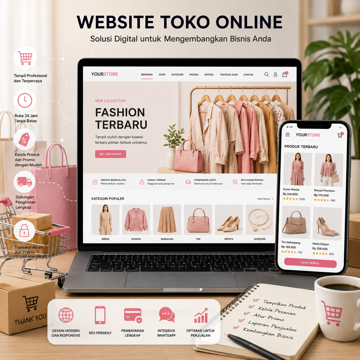 Website Toko Online: Solusi Digital untuk Mengembangkan Bisnis di Era Modern