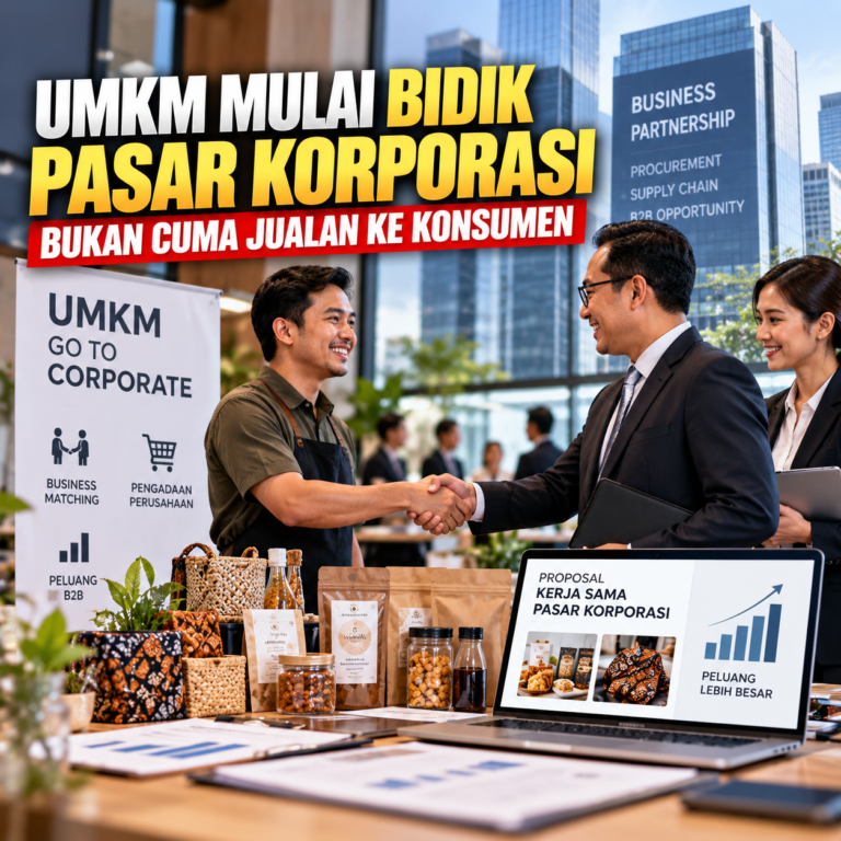 UMKM Mulai Bidik Pasar Korporasi, Bukan Cuma Jualan ke Konsumen