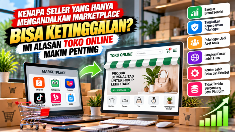 Kenapa Seller yang Hanya Mengandalkan Marketplace Bisa Ketinggalan? Ini Alasan Toko Online Makin Penting